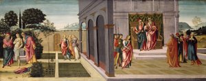 Susanna and the Elders in the Garden, and the Trial of Susanna before the Elders by Master of Apollo and Daphne