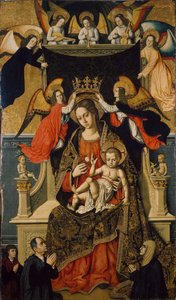 The Virgin and Child with Angels and Donors