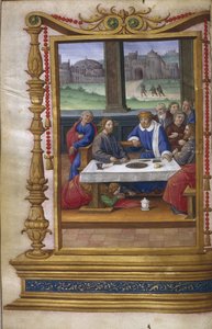 Feast in the House of Simon the Pharisee by Master of Claude de France