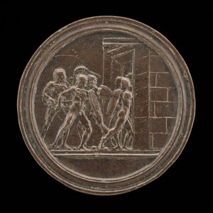 Soldiers Attacking a Gate by Master of Coriolanus