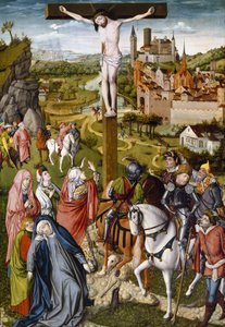 The Crucifixion by Master of Georg Muehlichs Meisterlin Chronicle attr. to Master of Georg Muehlichs Meisterlin Chronicle attr. to