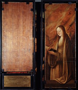 Adoration of the magi, closed panels by Master of Hoogstraten