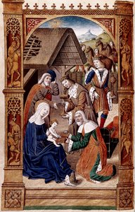 The Adoration of the Magi by Master of Jacques de Besançon