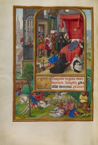 Deathbed Scene by Master of James IV of Scotland