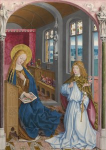 The Annunciation (The Liesborn Altarpiece), ca. 1470-1480 by Master of Liesborn