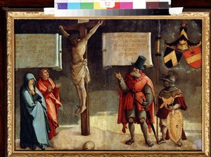 Crucifixion with Donors by Master of Messkirch
