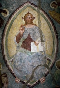 Redeemer Between the Four Evangelists by Master of Mocchirolo