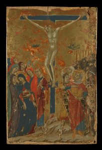The Crucifixion and the Virgin and Child Enthroned