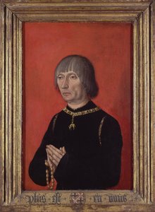 Portrait of Louis de Bruges, Seigneur de Gruuthuse (1422-1492) by the Master of the Portraits of Princes (active around 1450)