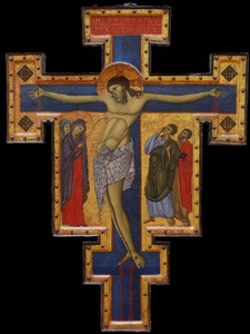 Crucifix, c. 1260-1270 by Master of Saint Francis,