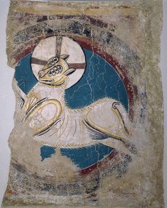 Apocalyptic Lamb from Sant Climent de Taüll by Master of Tahull