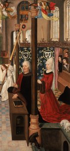 The Crucifixion Altarpiece: Hermann Rinck and Druitgen van Dalen and Three Sons (Reverse of Right Wing)