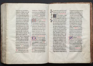 The Gotha Missal: Fol. 160r, Text, c. 1375 by Master of the Boqueteaux