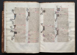The Gotha Missal: Fol. 18v, Text by Master of the Boqueteaux