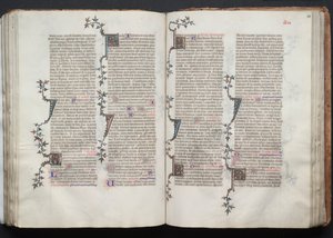 The Gotha Missal: Fol. 99v, Text