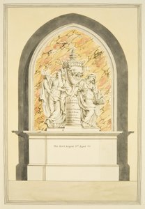 Tomb of Mrs. Elizabeth Draper, Died 1835, in Bristol Cathedral by Master of the Bristol Church Monuments