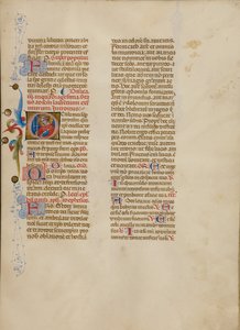 Initial O: Saint Lawrence by Master of the Brussels Initials