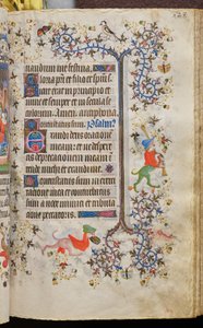 Hours of Charles the Noble, King of Navarre (1361-1425): fol. 162r, Text by Master of the Brussels Initials and Associates
