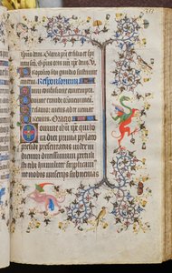 Hours of Charles the Noble, King of Navarre (1361-1425): fol. 172r, Text by Master of the Brussels Initials and Associates