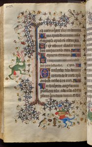 Hours of Charles the Noble, King of Navarre (1361-1425): fol. 205v, Text by Master of the Brussels Initials and Associates