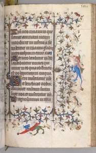 Hours of Charles the Noble, King of Navarre 1361-1425: fol. 245r, Text, c. 1405 by Master of the Brussels Initials and Associates