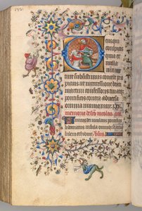 Hours of Charles the Noble, King of Navarre 1361-1425, fol. 285v, St. Martin, c. 1405 by Master of the Brussels Initials and Associates