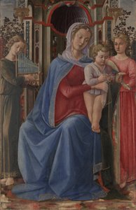 Virgin and Child with Two Angels