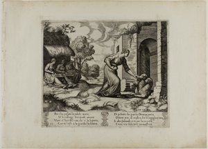 Psyche Enters the Underworld by Master of the Die