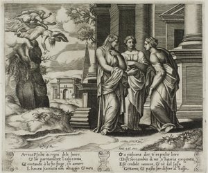 Psyche Telling Her Misfortune to Her Sisters