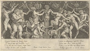 Speculum Romanae Magnificentiae: Sacrifice to Priapus by Master of the Die