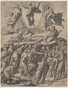 The Transfiguration of Christ (Detail) by Master of the Die