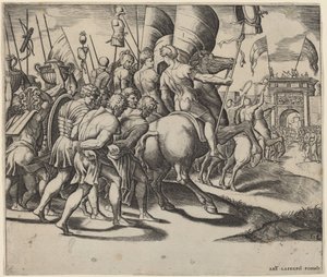 The Triumph of Scipio by Master of the Die