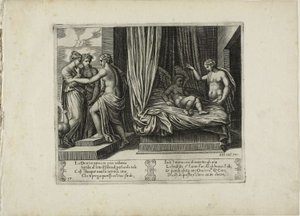 Venus Reprimanding Her Son, from The Story of Psyche by Master of the Die