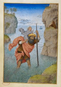 Saint Christopher carrying the Christ Child