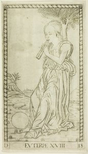 Euterpe, plate eighteen from Apollo and the Muses