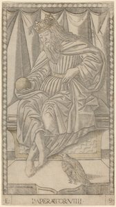 Emperor by Master of the E Series Tarocchi