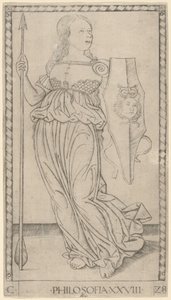 Philosophy by Master of the E Series Tarocchi