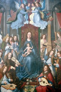 The Glorification of the Holy Virgin by Master of the Evora Altarpiece by Master of the Evora Altarpiece