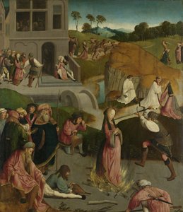 The Martyrdom of Saint Lucy by Master of the Figdor Deposition