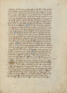 Historiated Initial P: Downpour of Toads, Tree Frogs, and Vermin by Master of the Geneva Boccaccio