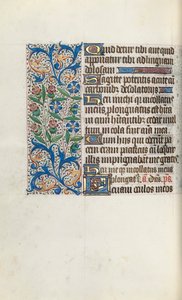 Book of Hours Use of Rouen: fol. 104v, c. 1470 by Master of the Geneva Latini