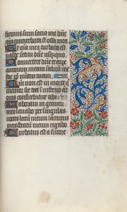 Book of Hours Use of Rouen: fol. 112r by Master of the Geneva Latini
