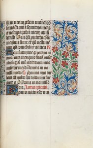 Book of Hours Use of Rouen: fol. 123r by Master of the Geneva Latini