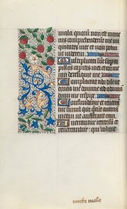 Book of Hours Use of Rouen: fol. 126v, c. 1470 by Master of the Geneva Latini