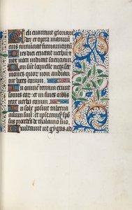 Book of Hours Use of Rouen: Fol. 32r, c. 1470 by Master of the Geneva Latini