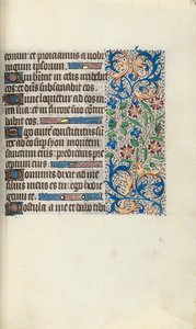 Book of Hours Use of Rouen: fol. 58r by Master of the Geneva Latini