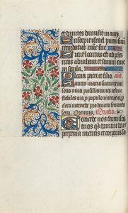 Book of Hours Use of Rouen: fol. 74v by Master of the Geneva Latini
