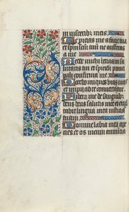Book of Hours Use of Rouen: fol. 86v by Master of the Geneva Latini