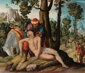 The Good Samaritan by Master of the Good Samaritan