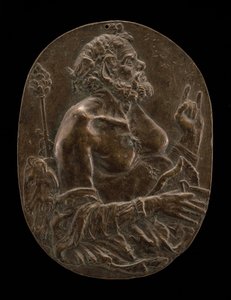 A Satyr, late 15th or early 16th century by Master of the Martelli Mirror